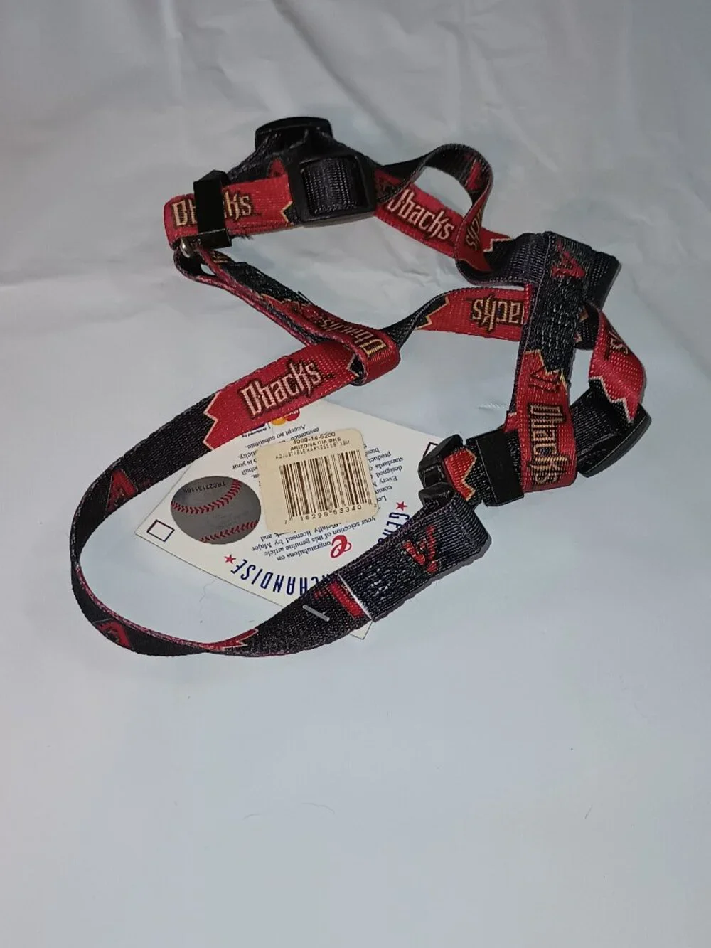 NEW Arizona Diamondbacks MLB 5/8 Inch Adjustable Pet Harness XS